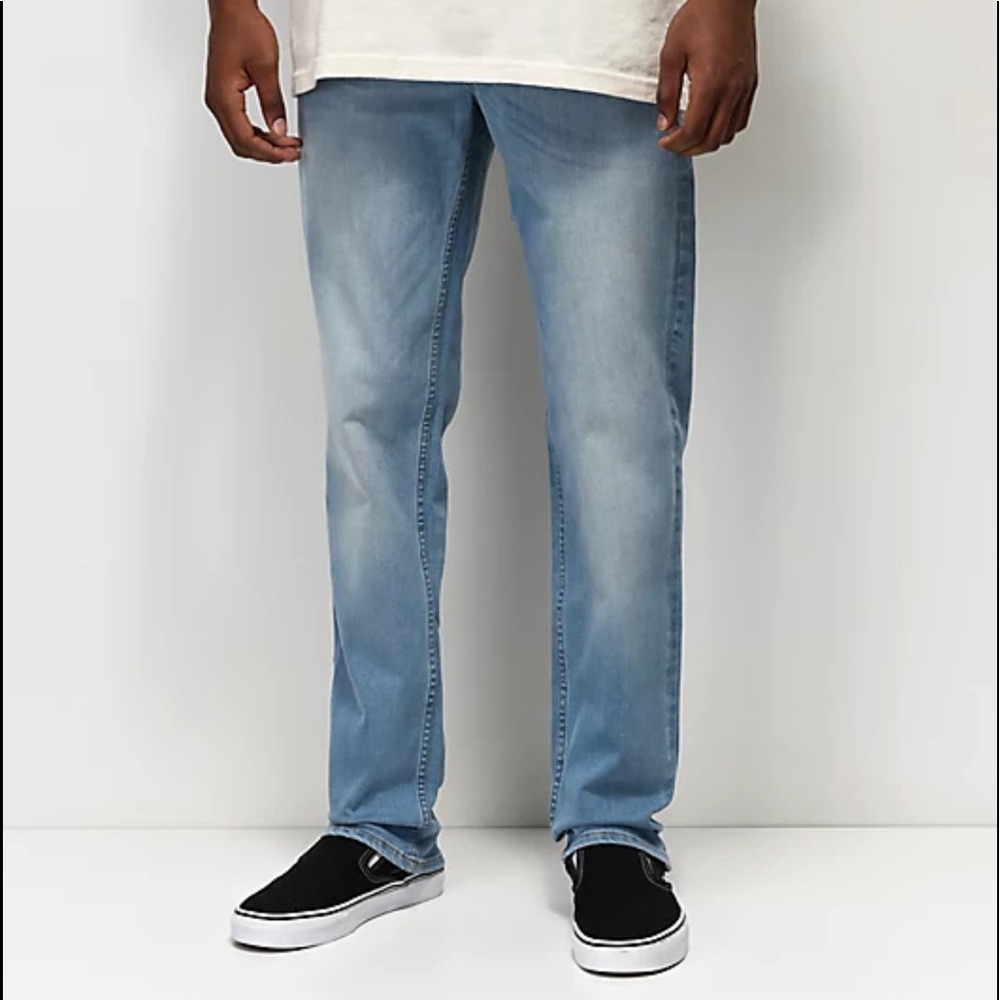 Indigo Straight Fit Rising Sun & Co. Airflow Jeans NWT